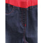 Unique Girl's Denim Ribbed Elasticated Jeans