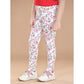 Comfy Girl's Cotton Lycra Floral Elasticated Jeggings