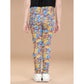 Comfy Girl's Cotton Lycra Floral Elasticated Jeggings