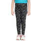 Comfy Girl's Cotton Lycra Floral Elasticated Jeggings