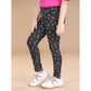 Comfy Girl's Cotton Lycra Floral Elasticated Jeggings