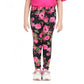 Comfy Girl's Cotton Lycra Floral Elasticated Jeggings