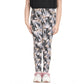 Comfy Girl's Cotton Lycra Floral Elasticated Jeggings