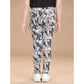 Comfy Girl's Cotton Lycra Floral Elasticated Jeggings