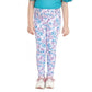 Comfy Girl's Cotton Lycra Floral Elasticated Jeggings