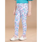 Comfy Girl's Cotton Lycra Floral Elasticated Jeggings