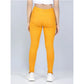 Fashionista Girl's Cotton Lycra Solid Elasticated Jeggings