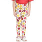 Comfy Girl's Cotton Lycra Floral Elasticated Jeggings