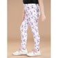 Comfy Girl's Cotton Lycra Floral Elasticated Jeggings