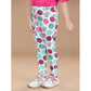 Comfy Girl's Cotton Lycra Floral Elasticated Jeggings