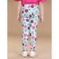 Comfy Girl's Cotton Lycra Floral Elasticated Jeggings