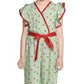 Classic Girl's Rayon Printed Flutter Jumpsuit