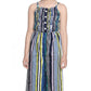 Twinkling Girl's Rayon Striped Sleeveless Jumpsuit