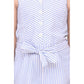Classic Girl's Polyester Cotton Blend Striped Sleeveless Jumpsuit