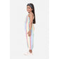 Twinkling Girl's Polyester Cotton Blend Striped Sleeveless Jumpsuit