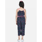Classic Girl's Rayon Flamingo Print Sleeveless Jumpsuit