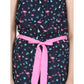 Classic Girl's Rayon Flamingo Print Sleeveless Jumpsuit