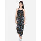 Elite Girl's Rayon Flamingo Print Sleeveless Jumpsuit
