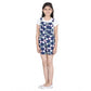 Classic Girl's Rayon Polka Sleeveless Jumpsuit