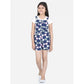 Classic Girl's Rayon Polka Sleeveless Jumpsuit