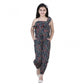 Elite Girl's Polyester Moss Floral Sleeveless Jumpsuit
