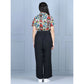 Sophisticated Girl's Polyester Printed Short Sleeves Jumpsuit