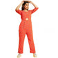 Sophisticated Girl's Polyester Floral 3/4th Sleeve Jumpsuit