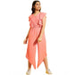 Sophisticated Girl's Polyester Floral Sleeveless Jumpsuit