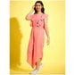 Sophisticated Girl's Polyester Floral Sleeveless Jumpsuit