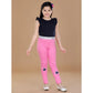 Urbane Girl's Cotton Lycra Star Print Elasticated Leggings