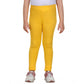 Urbane Girl's Cotton Lycra Solid Elasticated Leggings