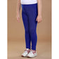 Urbane Girl's Cotton Lycra Solid Elasticated Leggings