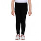 Urbane Girl's Cotton Lycra Solid Elasticated Leggings