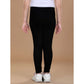 Urbane Girl's Cotton Lycra Solid Elasticated Leggings