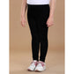 Urbane Girl's Cotton Lycra Solid Elasticated Leggings