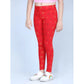 Fashionista Girl's Cotton Lycra Printed Elasticated Leggings