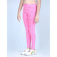 Fashionista Girl's Cotton Lycra Printed Elasticated Leggings