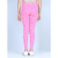 Fashionista Girl's Cotton Lycra Printed Elasticated Leggings