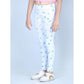 Fashionista Girl's Cotton Lycra Printed Elasticated Leggings