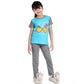 Classic Girl's Cotton Hosiery Printed Night Suit Set