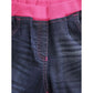 Fashionista Girl's Denim Ribbed Elasticated Shorts