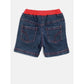 Unique Girl's Denim Lace Inserts Sleeveless Shorts