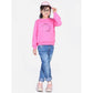 Twinkling Girl's Fleece Embellished Long Sleeves Sweatshirt