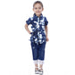 Unique Girl's Denim Tie &amp; Dye Short Sleeve Top