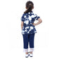 Unique Girl's Denim Tie &amp; Dye Short Sleeve Top