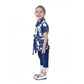 Unique Girl's Denim Tie &amp; Dye Short Sleeve Top