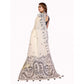 Designer Women's Linen Cotton Printed Saree With Blouse Piece