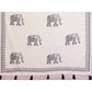 Designer Women's Linen Cotton Printed Saree With Blouse Piece
