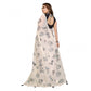 Designer Women's Linen Cotton Printed Saree With Blouse Piece
