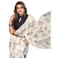 Designer Women's Linen Cotton Printed Saree With Blouse Piece